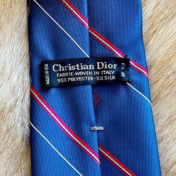 Christian Dior Tie Blue in Color - Picture 4 of 4